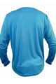 HAVEN Cycling summer long sleeve jersey - NAVAHO LONG II - blue