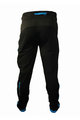 HAVEN Cycling long trousers withot bib - SINGLETRAIL LONG - black/blue