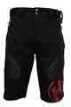 HAVEN Cycling shorts without bib - RAINBRAIN - black/red