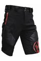 HAVEN Cycling shorts without bib - RAINBRAIN - black/red