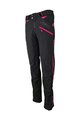 HAVEN Cycling long trousers withot bib - TRINITY - black/pink