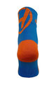 HAVEN Cyclingclassic socks - LITE SILVER NEO - orange/blue