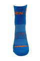 HAVEN Cyclingclassic socks - LITE SILVER NEO - orange/blue