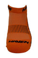 HAVEN Cycling ankle socks - SNAKE SILVER NEO - orange/black