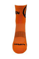 HAVEN Cyclingclassic socks - LITE SILVER NEO - orange/black