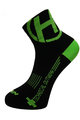 HAVEN Cyclingclassic socks - LITE SILVER NEO - green/black