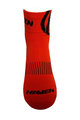 HAVEN Cyclingclassic socks - LITE SILVER NEO - black/red