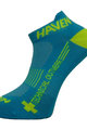 HAVEN Cycling ankle socks - SNAKE SILVER NEO - yellow/blue