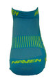 HAVEN Cycling ankle socks - SNAKE SILVER NEO - yellow/blue