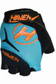 HAVEN Cycling fingerless gloves - DEMO KIDS - blue/orange