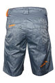 HAVEN Cycling shorts without bib - WANDERER II - orange/grey