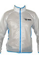 HAVEN Cycling rain jacket - RAINSHIELD - white/blue