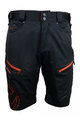 HAVEN Cycling shorts without bib - NAVAHO SLIMFIT - black/red