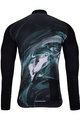 HOLOKOLO Cycling winter long sleeve jersey - RIVERSIDE WINTER  - multicolour/blue/black