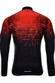 HOLOKOLO Cycling winter long sleeve jersey - INFRARED WINTER  - red/black