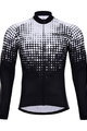 HOLOKOLO Cycling winter long sleeve jersey - POLAR WINTER  - white/black