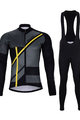 HOLOKOLO Cycling winter set - TRACE WINTER  - yellow/black