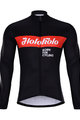 HOLOKOLO Cycling winter long sleeve jersey - OBSIDIAN WINTER  - black/red