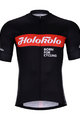 HOLOKOLO Cycling short sleeve jersey - OBSIDIAN - red/black