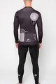 HOLOKOLO Cycling winter long sleeve jersey - BLACK OUT WINTER - black