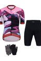 HOLOKOLO Cycling mega sets - SUNSET ELITE LADY - multicolour/pink/black
