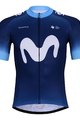 BONAVELO Cycling short sleeve jersey and shorts - MOVISTAR 2024 - black/blue