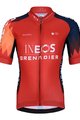 BONAVELO Cycling short sleeve jersey - INEOS 2025 KIDS - red/blue