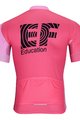 BONAVELO Cycling short sleeve jersey and shorts - EDUCATION-EASYPOST24 - black/pink