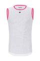 HOLOKOLO Cycling sleeve less t-shirt - AIR LADY - pink/white