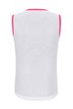 HOLOKOLO Cycling sleeve less t-shirt - AIR LADY - pink/white
