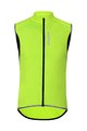 HOLOKOLO Cycling gilet - WIND/RAIN - yellow