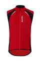 HOLOKOLO Cycling gilet - BREATH - black/red