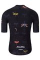 HOLOKOLO Cycling short sleeve jersey and shorts - DRAGONFLIES ELITE - black