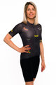 HOLOKOLO Cycling short sleeve jersey and shorts - DRAGONFLIES ELITE LADY - black