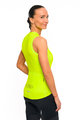 HOLOKOLO Cycling sleeveless jersey - PURE LADY - yellow