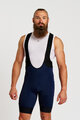 HOLOKOLO Cycling bib shorts - ELITE - blue/black