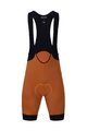 HOLOKOLO Cycling bib shorts - ELITE - brown/black
