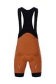 HOLOKOLO Cycling bib shorts - ELITE - brown/black