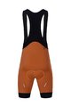 HOLOKOLO Cycling bib shorts - ELITE - black/brown