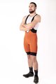 HOLOKOLO Cycling bib shorts - ELITE - black/brown