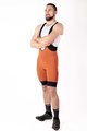 HOLOKOLO Cycling bib shorts - ELITE - brown/black