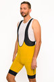 HOLOKOLO Cycling bib shorts - ELITE - yellow/black