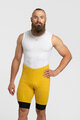 HOLOKOLO Cycling shorts without bib - ELITE - black/yellow
