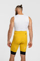 HOLOKOLO Cycling shorts without bib - ELITE - black/yellow