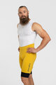 HOLOKOLO Cycling shorts without bib - ELITE - black/yellow