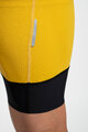 HOLOKOLO Cycling shorts without bib - ELITE - black/yellow