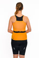 HOLOKOLO Cycling sleeveless jersey - ENERGY LADY - black/orange