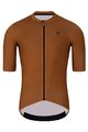 HOLOKOLO Cycling short sleeve jersey and shorts - VICTORIOUS - brown/black