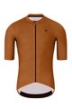 HOLOKOLO Cycling short sleeve jersey and shorts - VICTORIOUS - brown