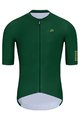 HOLOKOLO Cycling short sleeve jersey and shorts - VICTORIOUS GOLD - green/black